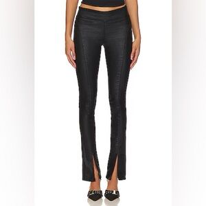 Free People We The Free Double Dutch Faux Leather Skinny Pants Size X-Small